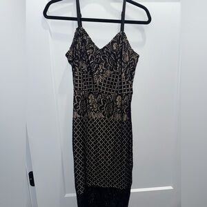 Lulu's Black Lace Dress